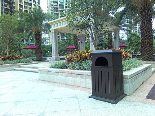 欣方圳高檔園林垃圾桶打造高品質(zhì)生活