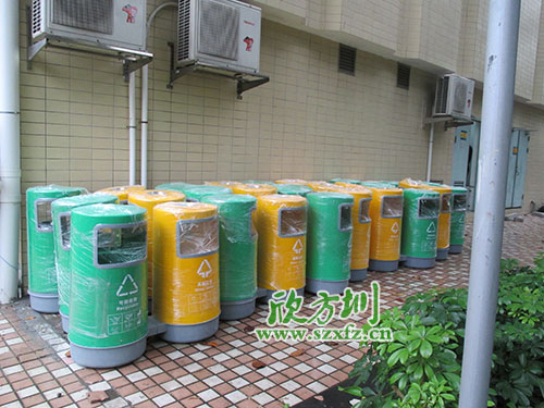 珠海小區玻璃鋼垃圾桶，有保障的玻璃鋼分類垃圾桶