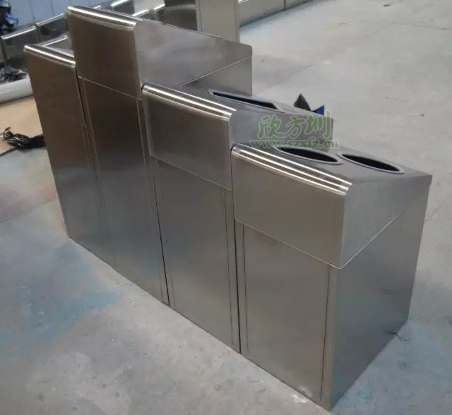 江西南昌商場不銹鋼分類環?；厥胀靶婪桔诠S生產圖