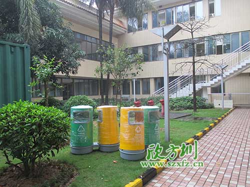 韶關(guān)物業(yè)分類玻璃鋼垃圾桶，提升社區(qū)好環(huán)境。